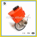 DN40 (40 mm) DC12V, mini válvula de bola del motor del acero inoxidable de DC5V para el proyecto del tratamiento de aguas